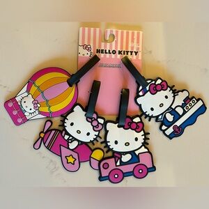 Hello Kitty set of 4 luggage tags NWT